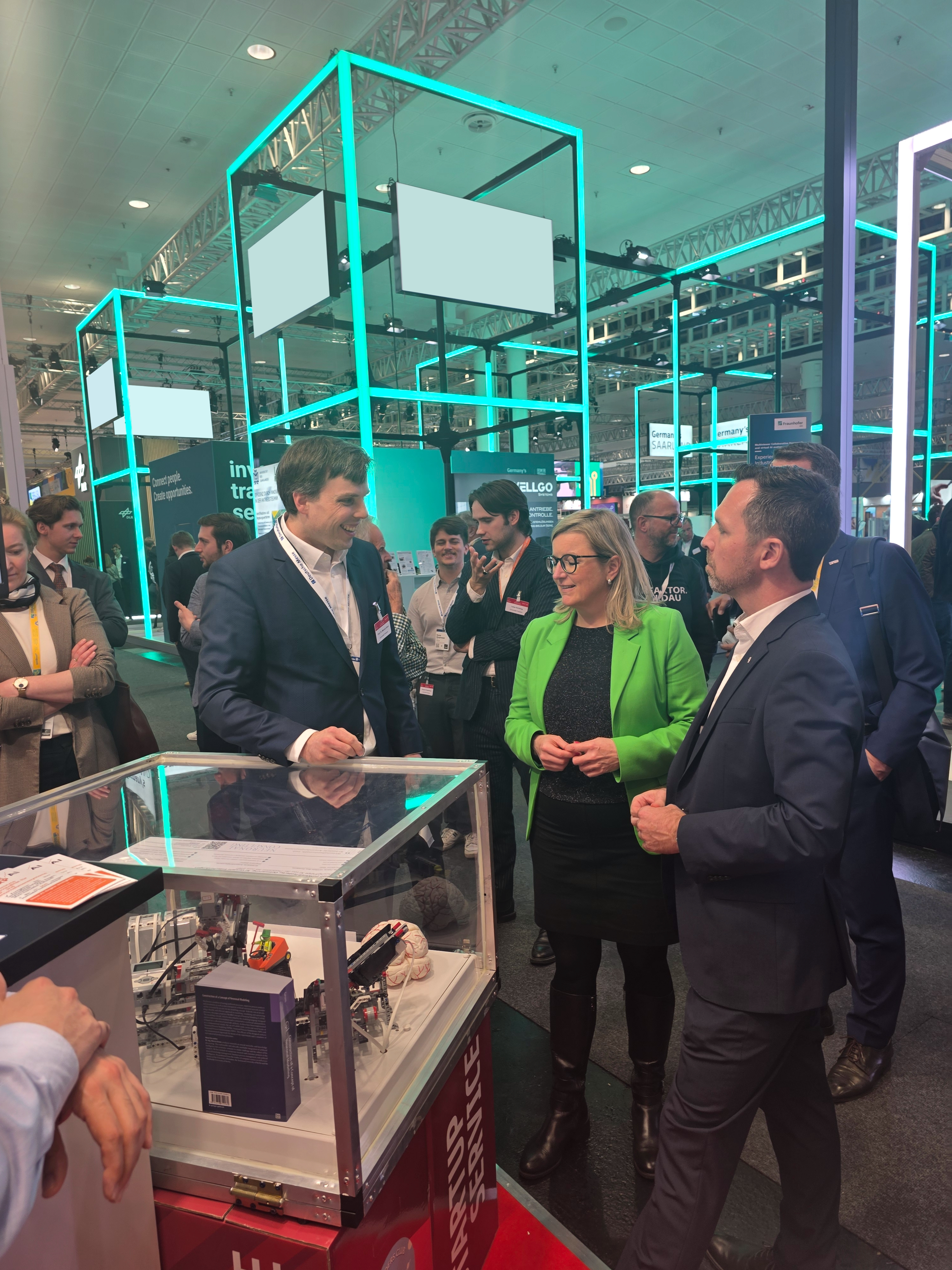 Visit of Martina Klement and Severin Fischer